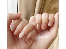 モアニネイル 岡山駅前(Moani Nail)/フラワーニュアンスネイル