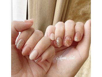 モアニネイル 岡山駅前(Moani Nail)/フラワーニュアンスネイル