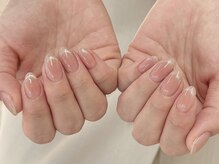 ルレーブ(LE REVE)/チークマグネットフレンチネイル