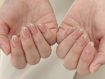 ルレーブ(LE REVE)/チークマグネットフレンチネイル