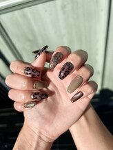 テソロネイル(TESORO nail)/ヒョウ柄ネイル