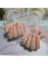 オンネイル(on nail)/定額デザイン　マーブルネイル