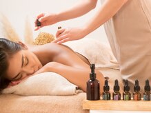 アロマ香るほっと一息つける癒しの空間。