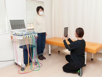 ただき接骨院 整体院 高崎本院/AI姿勢分析の様子