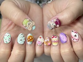 ダッフィーネイル