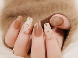 秋カラー大人綺麗ネイル