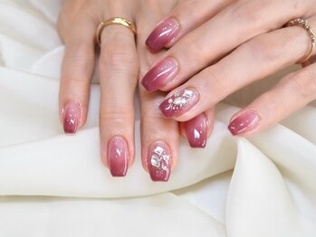 ネクストネイル(NEXT NAIL)の写真/【時短・コスパ◎】アート2～4本程度でカラー変更OK！20種類のサンプルから選べるシンプルコースが大人気♪