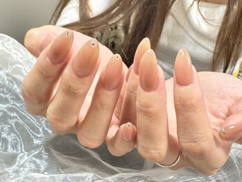 ヒラソルネイル(Girasol nail)/ちゅるんワンカラー