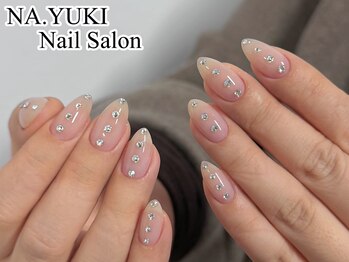 ストーン付け放題ワンカラー