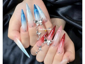 #フレンチ#グラデーション