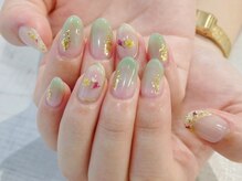 ラルネイル 大宮(Lull. nail)/＊押し花＊塗りかけ＊