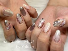 ネイル アトリエ ミジュ(nail atelier MijU)/天然石風ネイル