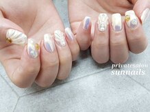サンネイルズ(sun nails)/6本アート