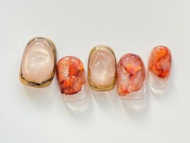 奥行きマグネットネイル