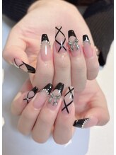 ネイルサロン エフ(ef)/ブラックバレエコア