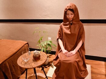 ル ポム バイ ティアム 神戸元町(Le pom by TIAM)の写真/【冷房による不調にも＊】冷え,むくみ,足がつる等のお悩みを心地よく改善♪美脚◎よもぎ蒸し/ペア蒸しも