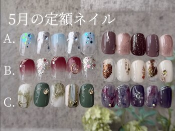 ヘップ(nail eyelashdesign Hep)/定額 A/¥7700 B/¥8800 C/¥9900