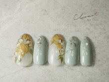 ネイルクローゼット(Nail Closet)/4月　Monthly Design