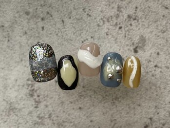 アイネイルズ 天神今泉店(I-nails)/【misato.n】大人カラフル