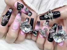 ネイルズゴーゴー 新宿店(NAILSGOGO)/量産型 ゴテゴテネイル 地雷 