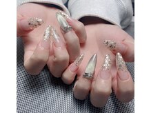 メオネイル(MEO NAIL)/キラキラロングネイル