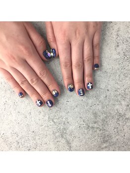 プライズアイリス アイラッシュ 池袋東口店(prize Iris eyelash)/ラメワンカラーネイル