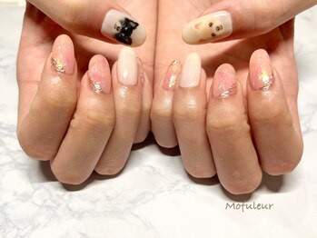 モフルール(Mofuleur)/手描きアート・犬