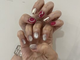 ちぐはぐネイル＊8150円