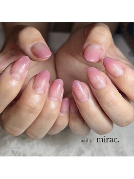 ネイルズミラク(nail's mirac.)/透け感ネイル