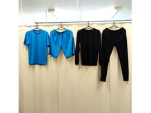 着替えは無料♪　　半（ターコイズ）長（ブラック）、S～３Lまで