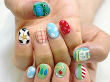 3Dネイル/キャラクターネイル/スカルプはPlumeにお任せください★