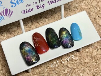 エストリブレ(estLivre)/ホログラム&タイダイ