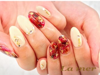 ラメール(La mer)/タイダイネイル★