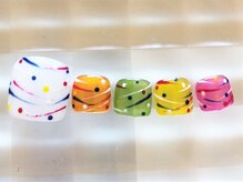 ネイルサロン あかねいろ/夏　ニュアンス　ヨーヨーネイル