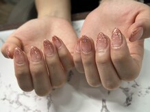 ミスネイル みどり町店(Ms.naiL)/【夏の定番】ラメグラデーション
