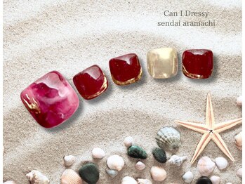 キャンアイドレッシー 仙台荒町店(Can I Dressy)/フットデザイン定額¥7,500