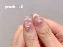 ピーチ ネイル(peach nail)