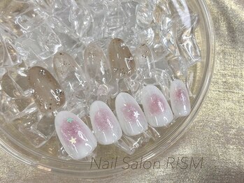 リズム(Nail salon Rism)/1月シンプル定額【冬ネイル】