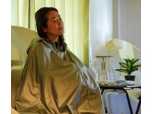 ココロ(cocoro)の雰囲気（まずはよもぎ蒸しで体を温め、脂肪を落としやすくします。）