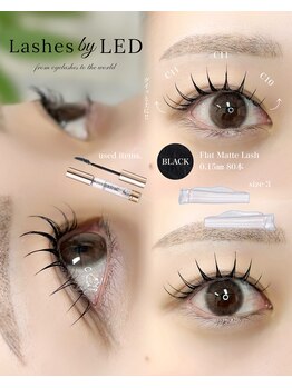 パティオアイラッシュ(Patio eyelash)/LEDエクステパーマ80本