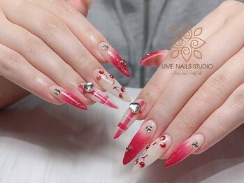 ウメネイルスタジオ(UME NAIL STUDIO)/題長さだしやり放題×つけ放
