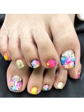 ネイルサロン クイーン(Nail Salon Queen)/フットジェルやり放題