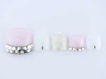 まつげアンドネイル ディアマンローズ(DIAMANT ROSE)/フットネイルやり放題6600円