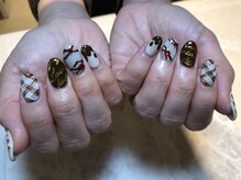 グログラン(Gros-Grain)/バレンタインネイル