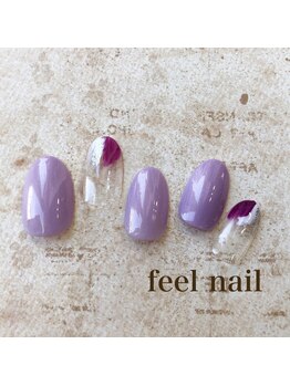 フィールネイル 天神橋店(feel nail)/ボーダー/ツイード/ニュアンス
