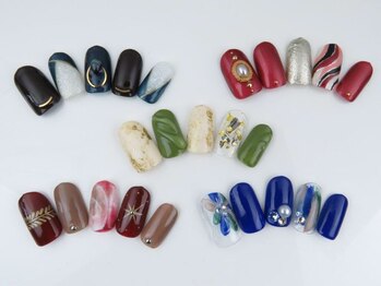 まつげアンドネイル ディアマンローズ(DIAMANT ROSE)/ジェルネイル付け放題90分6930円