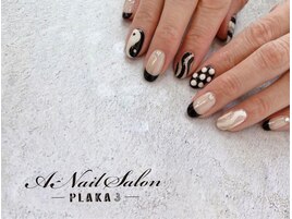 21/3/15　個性派モノトーンnail