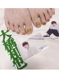 なにわ男子LIVE参戦ネイル