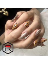 東海最大級ネイルサロン by レディスペネイル 名駅店/【藤森】ヒョウ柄ネイル