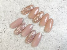 アバネイル 藤が丘(AVA NAIL)/【ミラーツイードネイル】
